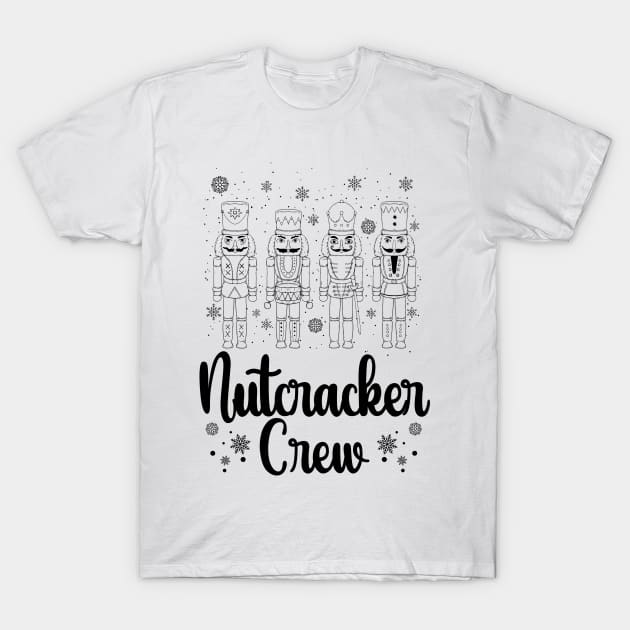 Nutcracker Crew Matching Family Christmas Gift T-Shirt by printalpha-art